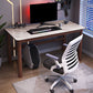 Modern Stone Computer Desk 29.53 "Tall Curved Gaming Desk met houten benen