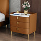 Contemporary Drawer Storage Bed Nightstand Wooden Night Table for Bedroom