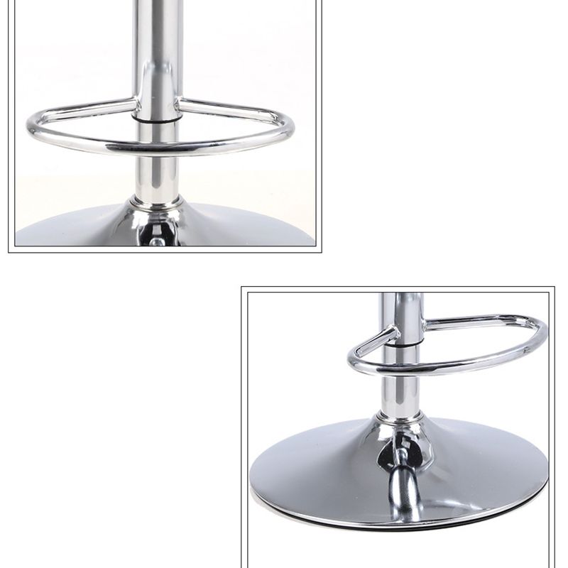 Modern Style Metal Bar Stool with Swivel and Adjustable Height Dining Room Bar Stool Clearhalo 'Bar Furniture' 'Bar Stools' 'bar_stools' 'furn' 'furn_bar_stools' 'furniture_bar_stools' 'Kitchen & Dining Furniture' 'kitchen&dining_furn' 'kitchen' 'kitchen_furn' Furniture' 1200x1200_e52f138d-21ab-4702-b973-6d85364553e9