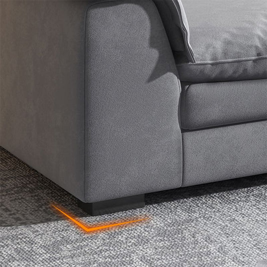 Modernes Wohnzimmer ausgestattet Armsofa mit 3 Kissen Standard -Sitzgelegenheiten