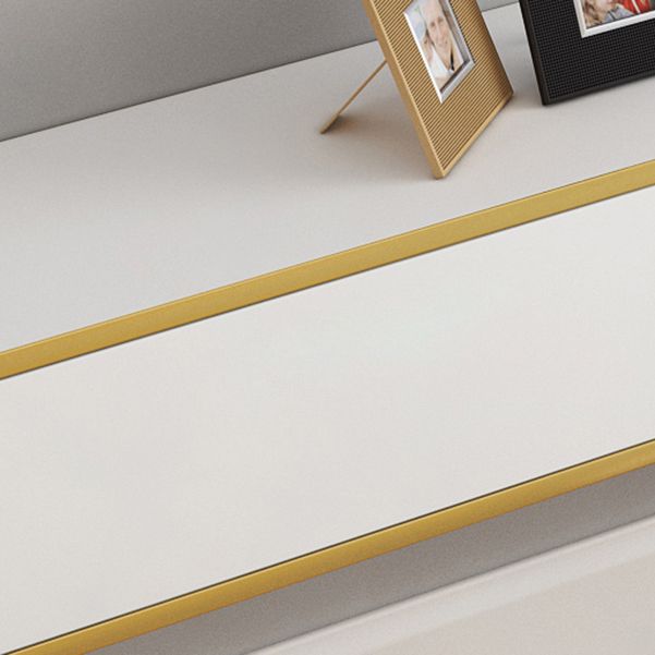 Stand à télévision blanche de style contemporain armoire télévisée murale en bois fausse en bois