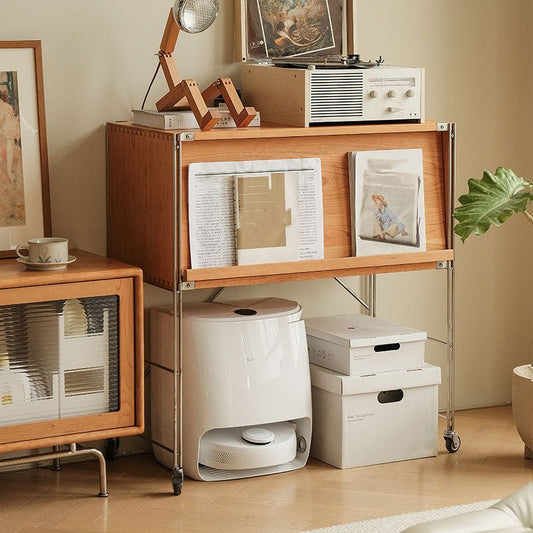 Contemporary Solid Wood Bookcase Closed Back Bookshelf with Cabinets Clearhalo 'Bookcases' 'furn' 'furn_bookcases' 'Furniture' 'Office Furniture' 1200x1200_e5384929-2d86-4c23-b3fc-83e5890bb423