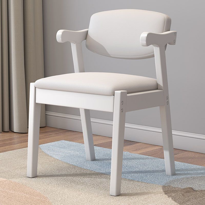 Zeitgenössischer Leder -Esstuhl offener Essnebel Möbel im matten Finish