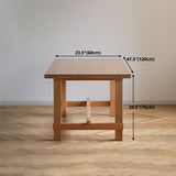 Pine Wood Dining Table Modern Rectangle Table with Trestle Base Clearhalo ' dining_table' 'Dining Tables & Seating' 'Dining Tables' 'furn' 'furn_dining_table' 'Furniture' 'furniture_dining_table' 'Kitchen & Dining Furniture' 'kitchen&dining_furn' 'kitchen' 'kitchen_dining_table' 1200x1200_e53c9af0-773c-4350-a978-57b026d68a6e