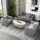 Glam 4 Legs Coffee Cocktail Table Slate Cocktail Table for Living Room Clearhalo 'Coffee & Accent Tables' 'Coffee Tables' 'coffee_tables' 'furn' 'furn_coffee_tables' 'Furniture' 'Living Room Furniture' 1200x1200_e53dfa17-20a2-4c50-b2e4-28947d0391cf