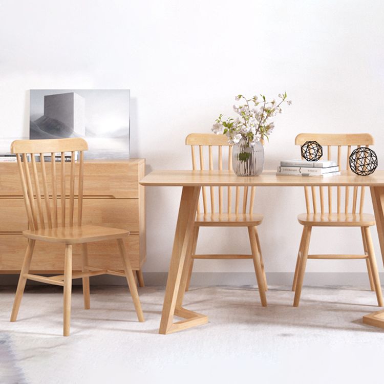 Contemporary Chair Dining Armless Chair with Wooden Legs for Kitchen Clearhalo ' kitchen&dining_furn' 'Dining Chairs' 'Dining Tables & Seating' 'dining_chair' 'furn' 'furn_dining_chair' 'Furniture' 'furniture_dining_chair' 'Kitchen & Dining Furniture' 'kitchen' 1200x1200_e53ed9f9-653e-4d35-a66f-c12ee1de52dd