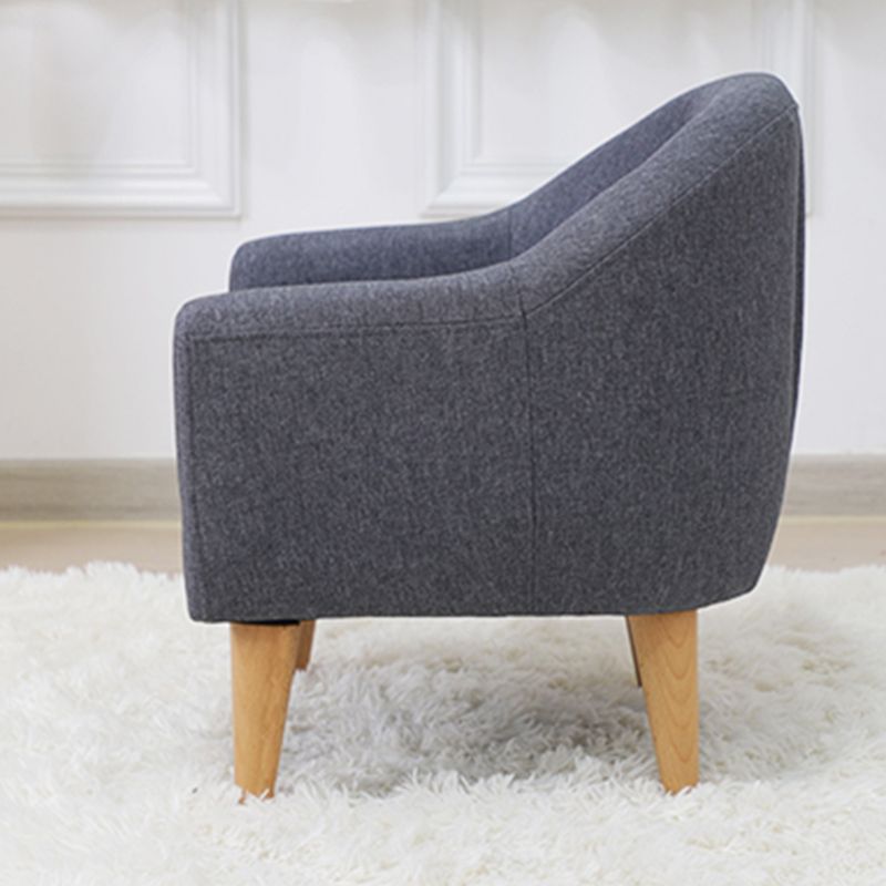 Contemporary Cotton Blend Tufted Split-Back Settee Couch for Children Clearhalo 'furn' 'furn_sofas' 'Furniture' 'Living Room Furniture' 'Sofa' 'sofas' 1200x1200_e53ef4f5-f7ce-4423-a911-7c8ae500f802