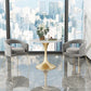 Round Tulip Base Glam Dining Table White Fixed Table of Sintered Stone Clearhalo ' dining_table' 'Dining Tables & Seating' 'Dining Tables' 'furn' 'furn_dining_table' 'Furniture' 'furniture_dining_table' 'Kitchen & Dining Furniture' 'kitchen&dining_furn' 'kitchen' 'kitchen_dining_table' 1200x1200_e54184cb-e27c-4b3f-bc46-bd916cc80f32