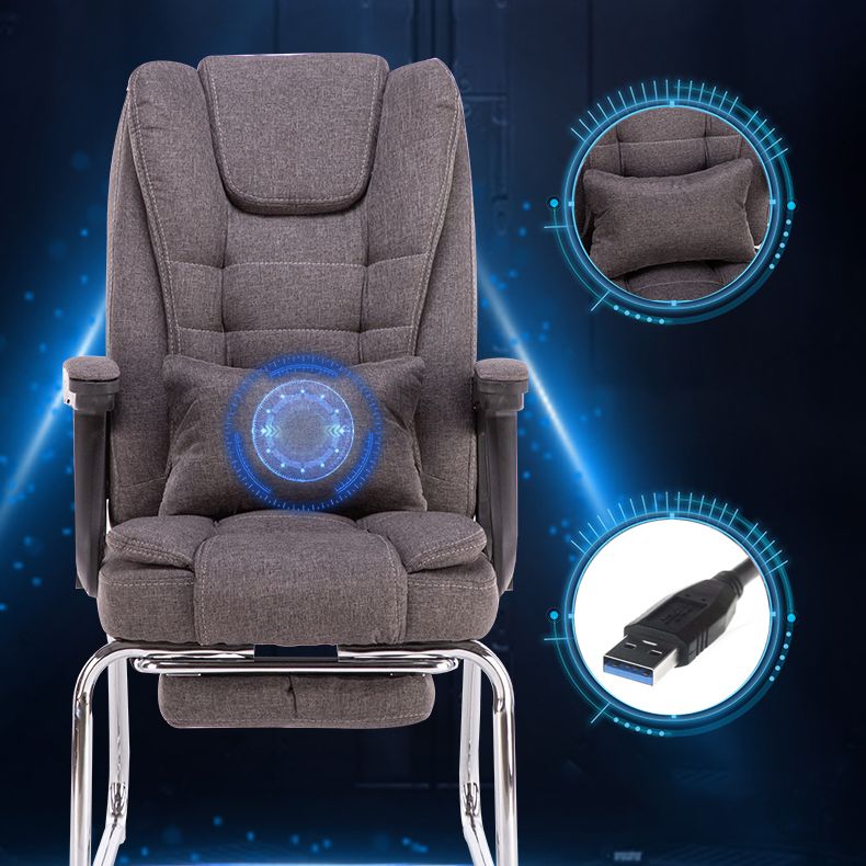 Chaise de tâche de style moderne Ergonomic High Back Rentume de bureau rembourré