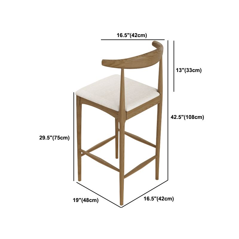 Luxury Rectangle Solid Wood Bar Table Set 1/3/4 Pieces Counter Table with Armless Stools