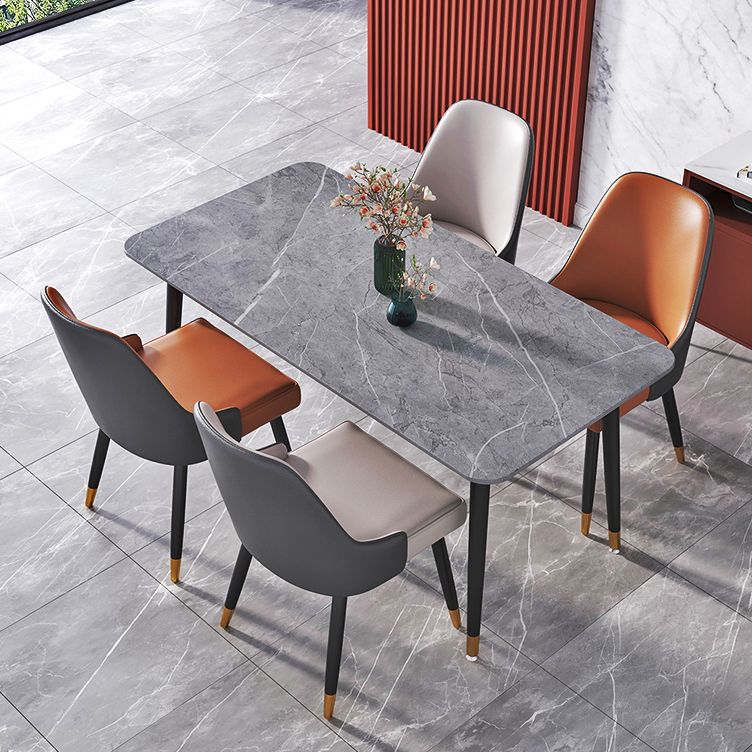 Silla de comedor Parsons contemporánea, silla lateral tapizada para comedor