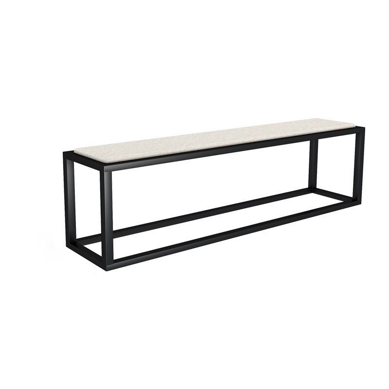 11.7-inch Width Modern Seating Bench Cushioned Metal Bedroom Bench Clearhalo 'Benches' 'Chairs & Seating' 'furn' 'furn_benches' 'Furniture' 'Living Room Furniture' 1200x1200_e545581b-ead9-4e62-ac3a-fbe8bf186605