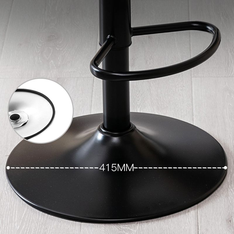 Home Swivel verstelbare hoogte Krukkruk Moderne matte afwerking Lederen barstool