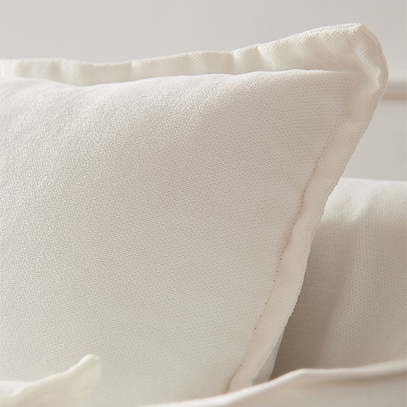 Contemporary Linen Couch Square Arm Settee with Slipcovered Pillows Clearhalo 'furn' 'furn_sofas' 'Furniture' 'furniture_sofas' 'Living Room Furniture' 'Sofa' 'sofas' 1200x1200_e5494dab-b470-4f1a-b1b0-460d9e4db7a7