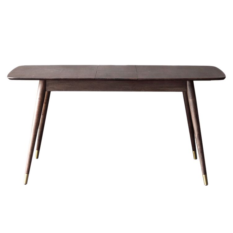 Extendable Rectangle Dining Table Modern Adjustable Oak Wood Table with 4 Legs Clearhalo ' dining_table' 'Dining Tables & Seating' 'Dining Tables' 'furn' 'furn_dining_table' 'Furniture' 'furniture_dining_table' 'Kitchen & Dining Furniture' 'kitchen&dining_furn' 'kitchen' 'kitchen_dining_table' 1200x1200_e54b1ada-c9b2-4873-a7f4-aa0efb4222d4