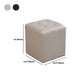 Mid-Century Modern Plain Boucle Square Pouf PU Leather Tufted Ottoman Footrest Clearhalo 'furn' 'furn_ottomans_poufs' 'Furniture' 'Living Room Furniture' 'Ottomans & Poufs' 'ottomans_poufs' 1200x1200_e54b80da-3ed9-4ae2-9e23-f02fc35ec58d