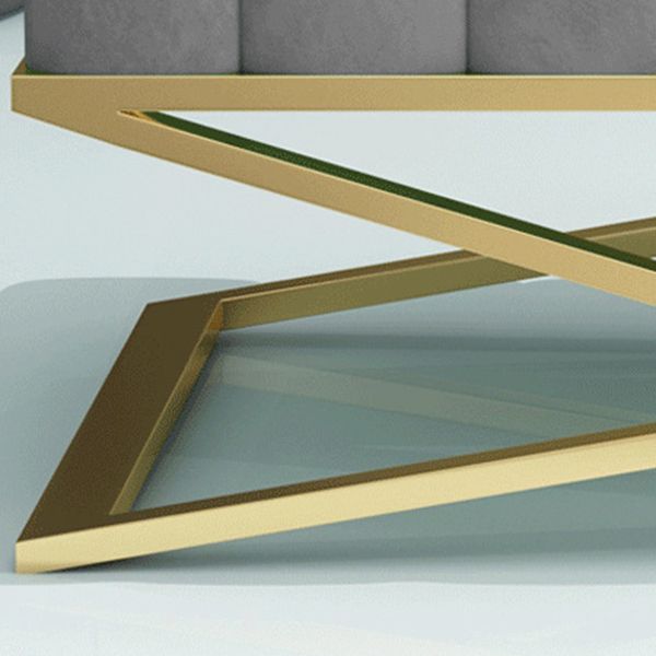 14.96 Inch H Glam Seating Bench Foam Cushioned Bench for Bedroom Clearhalo 'Benches' 'Chairs & Seating' 'furn' 'furn_benches' 'Furniture' 'Living Room Furniture' 1200x1200_e54c8b52-e83c-4fe9-b420-068d5edea183