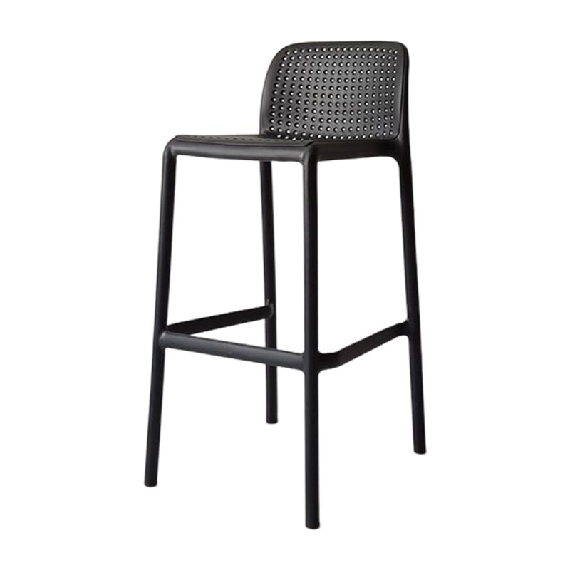 Modern Counter Bar Stool Plastic Armless Bar Stool with Footrest and Backrest Clearhalo 'Bar Furniture' 'Bar Stools' 'bar_stools' 'furn' 'furn_bar_stools' 'furniture_bar_stools' 'Kitchen & Dining Furniture' 'kitchen&dining_furn' 'kitchen' 'kitchen_furn' Furniture' 1200x1200_e55204da-a6c8-405b-8fc2-5d479cc41919
