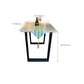 Wood Base Table Rectangle Dining Table for Kitchen Dining Room