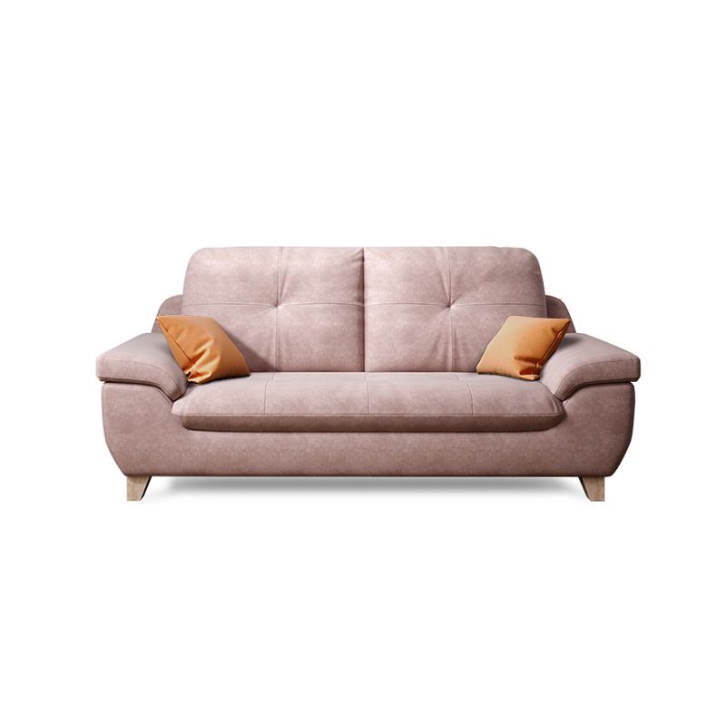 Faux Leather Pillow Top Arm Modern Sofa with Stain Resistant and Water Proof Clearhalo 'furn' 'furn_sofas' 'Furniture' 'furniture_sofas' 'kitchen' 'kitchen_sofas' 'Living Room Furniture' 'Sofa' 'sofas' 1200x1200_e5569efa-ddf1-4606-86ae-538f5d0ec352