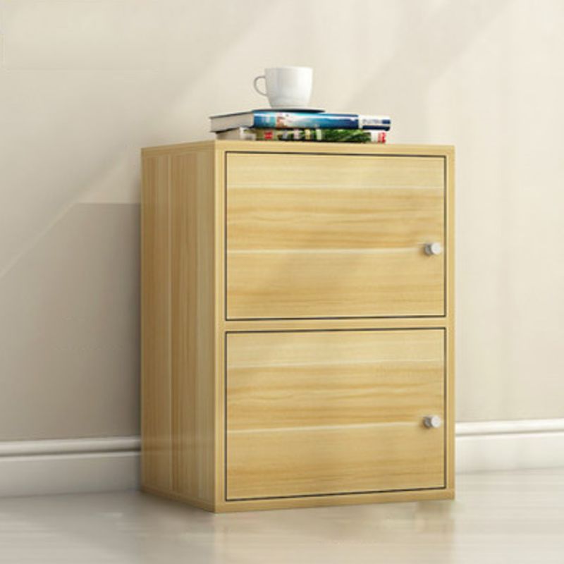 Armoire de rangement en faux bois moderne finition mate Armoire non en bois moderne avec portes à charnière