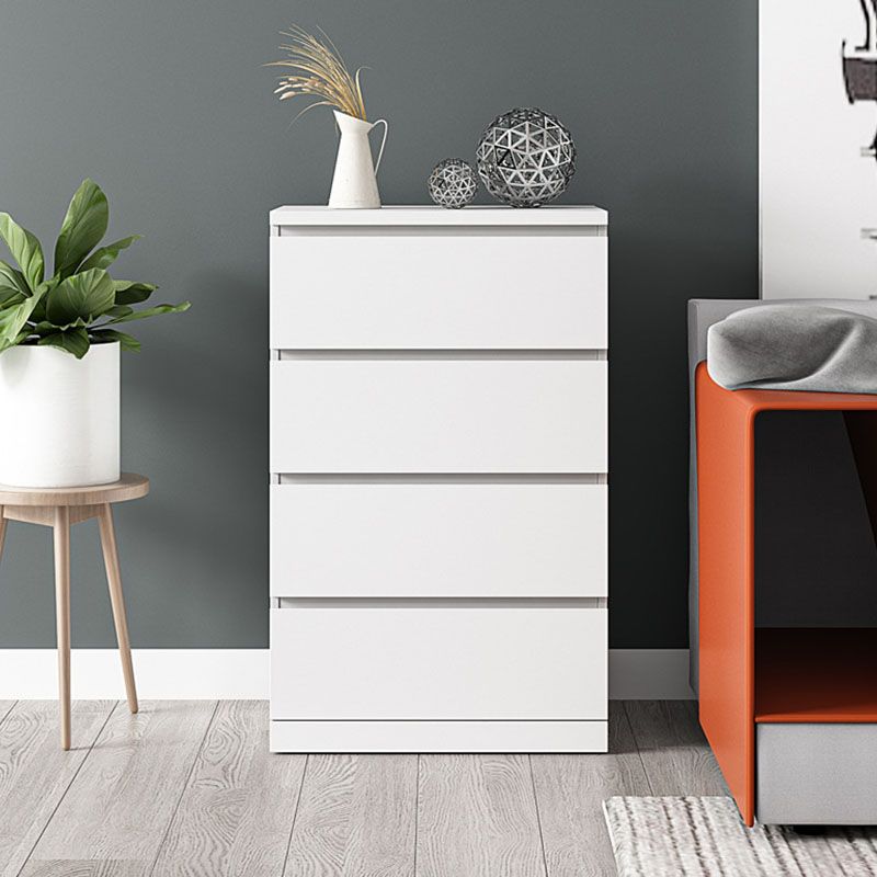 Cómoda de almacenamiento contemporánea Cómoda de madera de ingeniería para dormitorio con cajones