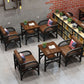 Industrial Solid Wood Dinner Room Kitchen Table Brown Table with Black Frame for Dining Room Clearhalo ' dining_table' 'Dining Tables & Seating' 'Dining Tables' 'furn' 'furn_dining_table' 'Furniture' 'furniture_dining_table' 'Kitchen & Dining Furniture' 'kitchen&dining_furn' 'kitchen' 'kitchen_dining_table' 1200x1200_e55e0353-1aa7-45e1-97d1-4d6724ffb899