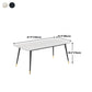 Stone Dining Table Contemporary Dining Table with 4 Black Legs Clearhalo ' dining_table' 'Dining Tables & Seating' 'Dining Tables' 'furn' 'furn_dining_table' 'Furniture' 'furniture_dining_table' 'Kitchen & Dining Furniture' 'kitchen&dining_furn' 'kitchen' 'kitchen_dining_table' 1200x1200_e55f5893-d1ce-4a23-8936-5e73f4f79f1e