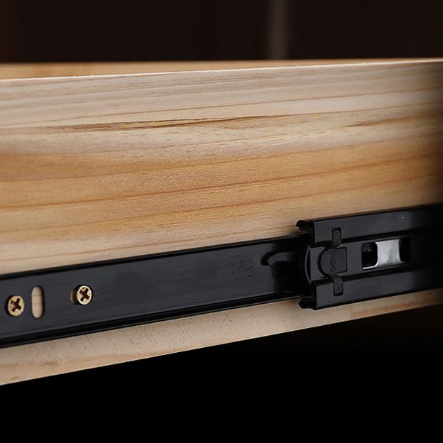 Faux Leder-Nachttisch 1-Zauberer 21 Zoll hohe moderne Beine inklusive Nachttisch enthalten