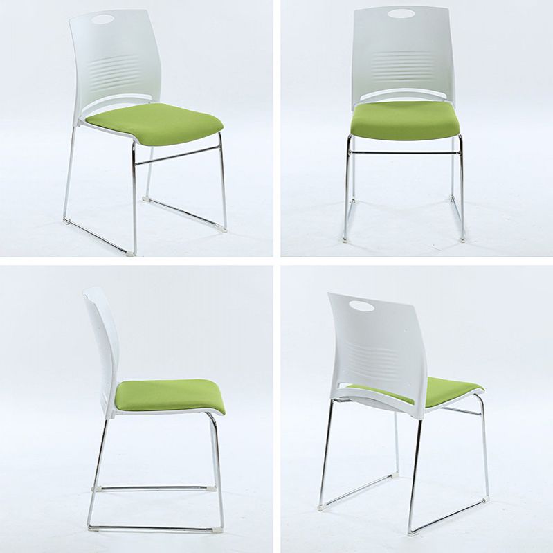 Low Back Office Chair Plastic/Fabric Upholstery Task Chair with Stainless Steel Legs Clearhalo 'furn' 'furn_office_chair' 'Furniture' 'Office Chairs' 'Office Furniture' 'office_chair' 1200x1200_e5610c49-db63-4bb9-97ef-43886b3ed645