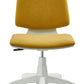 Silla de oficina contemporánea con respaldo medio, silla giratoria para conferencias con ruedas