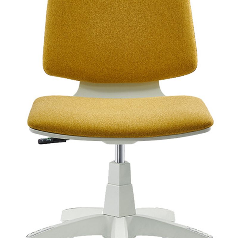 Silla de oficina contemporánea con respaldo medio, silla giratoria para conferencias con ruedas