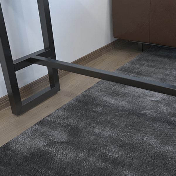 Brown Wood Pub Table with Rectangle Table Top Black Trestle Table - 41.3" H Clearhalo 'Bar Furniture' 'Bar Tables' 'bar_tables' 'furn' 'furn_bar_tables' 'Furniture' 'Kitchen & Dining Furniture' 1200x1200_e563fb46-e068-4ccd-a85f-b94fa4f1c163