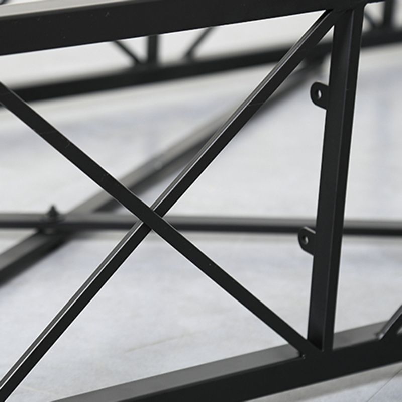 Industrial Style Etagere Bookshelf Open Shelf Bookcase with Rectangular Shelves Clearhalo 'Bookcases' 'furn' 'furn_bookcases' 'Furniture' 'furniture_bookcases' 'kitchen' 'kitchen_bookcases' 'Living Room Furniture' 'Office Furniture' 1200x1200_e5670b4a-9816-4537-bbce-b0b1963286d9