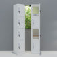 15"L White Wardrobe Armoire Modern Storage Cabinet for Home Use Clearhalo 'Armoires & Wardrobes' 'armoires_wardrobes' 'Bedroom Furniture' 'furn' 'furn_armoires_wardrobes' 'Furniture' 1200x1200_e5674aae-16ff-4628-be2f-bb13dfd71e27
