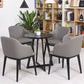 Arm Dining Chairs Modern Faux Leather Side Chairs for Kitchen Clearhalo 'Dining Chairs' 'Dining Tables & Seating' 'dining_chair' 'furn' 'furn_dining_chair' 'Furniture' 'Kitchen & Dining Furniture' 1200x1200_e567c93f-733f-4a93-a8b6-1c10e4117c98