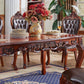 Rectangle Retro Modern Dining Table Brown Tone Fixed Table with Oakwood Solid Wood Clearhalo ' dining_table' 'Dining Tables & Seating' 'Dining Tables' 'furn' 'furn_dining_table' 'Furniture' 'furniture_dining_table' 'Kitchen & Dining Furniture' 'kitchen&dining_furn' 'kitchen' 'kitchen_dining_table' 1200x1200_e568654f-c7f5-44be-8d38-4060ed2c260a