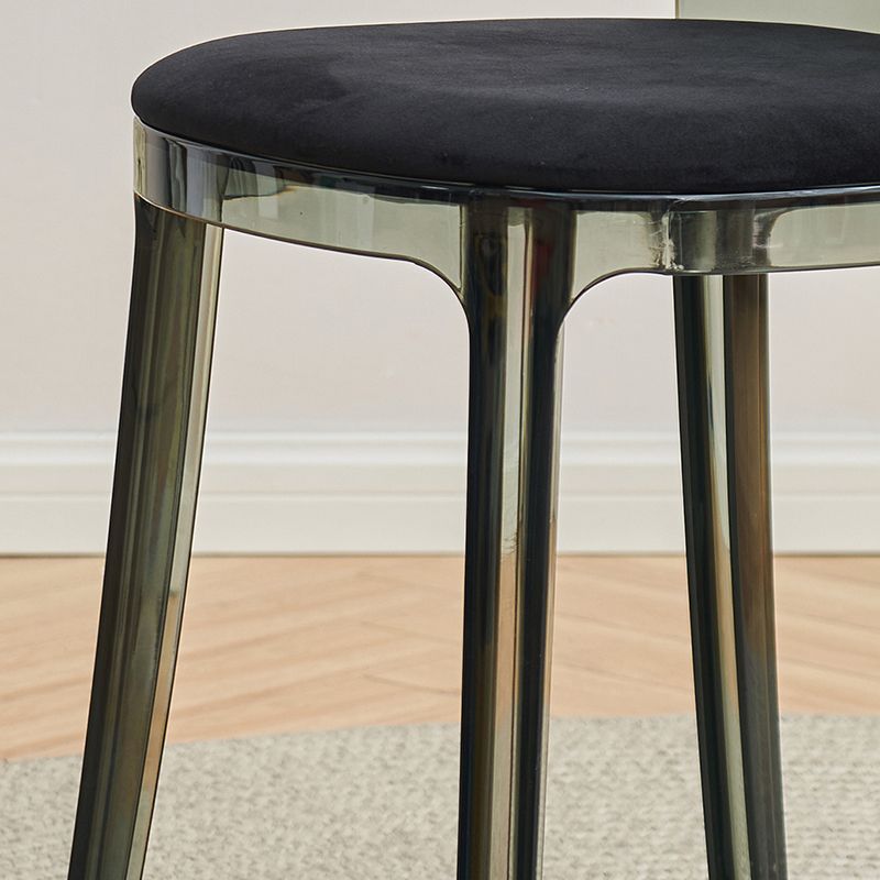 Eigentijdse eetkamerstoel Plastic vaste achterstoel voor eetkamer