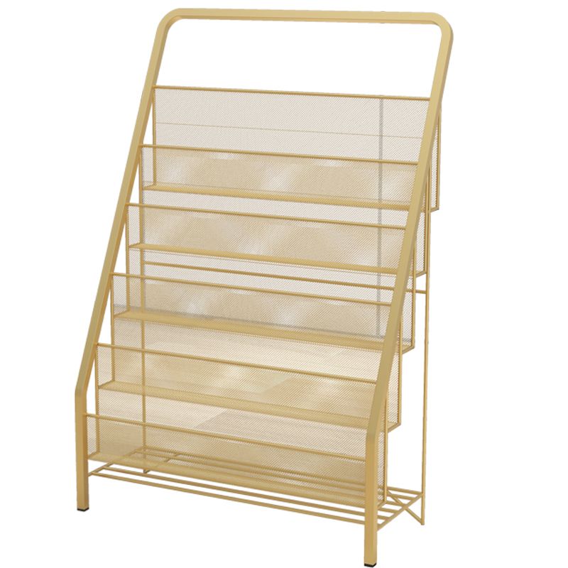 Metal Iron Industrial Ladder Bookshelf Vertical Closed Back Bookshelf Clearhalo 'Bookcases' 'furn' 'furn_bookcases' 'Furniture' 'furniture_bookcases' 'kitchen' 'kitchen_bookcases' 'Living Room Furniture' 'Office Furniture' 1200x1200_e56a9798-2030-4a2e-bf76-e3e66376f3fe