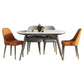 Traditional Luxury Dining Table Round Sintered Stone Dining Table with 4 Wood Legs Clearhalo ' dining_table' 'Dining Tables & Seating' 'Dining Tables' 'furn' 'furn_dining_table' 'Furniture' 'furniture_dining_table' 'Kitchen & Dining Furniture' 'kitchen&dining_furn' 'kitchen' 'kitchen_dining_table' 1200x1200_e56dc06d-b760-4273-ab4a-c0cb9c7303b6