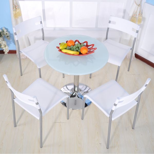 Round GlassTransparent Dining Table Simplicity Pedestal Table for Dining Room Clearhalo ' dining_table' 'Dining Tables & Seating' 'Dining Tables' 'furn' 'furn_dining_table' 'Furniture' 'furniture_dining_table' 'Kitchen & Dining Furniture' 'kitchen&dining_furn' 'kitchen' 'kitchen_dining_table' 1200x1200_e56fea50-8def-46fe-850e-0ef848d19ff1