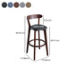 Contemporary Wood Dining Kitchen Room Armless Stool Low Back Bar Stool Clearhalo 'Bar Furniture' 'Bar Stools' 'bar_stools' 'furn' 'furn_bar_stools' 'Furniture' 'furniture_bar_stools' 'Kitchen & Dining Furniture' 1200x1200_e5710d93-6df6-4ce2-9d53-48689314373c