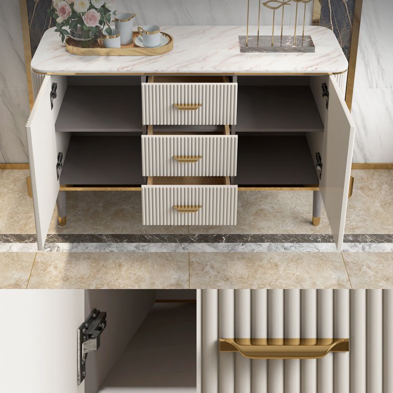 Tavolo da sideboard in falda in marmo con cassetti Glam Sideboard mobilit