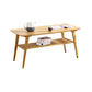 4 Beine 1 Couchtisch Moderner Couchtisch aus Holz mit Ablage