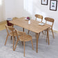 Modern Rectangle Dining Table Solid Wood Dining Table with 4 Legs for Home Use Clearhalo ' dining_table' 'Dining Tables & Seating' 'Dining Tables' 'furn' 'furn_dining_table' 'Furniture' 'furniture_dining_table' 'Kitchen & Dining Furniture' 'kitchen&dining_furn' 'kitchen' 'kitchen_dining_table' 1200x1200_e5744d15-a19d-4611-a594-4f15af741d83