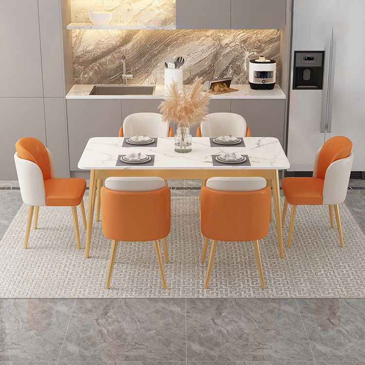 Traditional Luxury Dining Table Sintered Stone Dining Table with Metal Base Clearhalo ' dining_table' 'Dining Tables & Seating' 'Dining Tables' 'furn' 'furn_dining_table' 'Furniture' 'furniture_dining_table' 'Kitchen & Dining Furniture' 'kitchen&dining_furn' 'kitchen' 'kitchen_dining_table' 1200x1200_e57573e6-212e-44ec-a0d8-be33f1cf3136