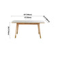 Rectangle 4 Legs Luxury Table White Extendable Table with Sintered Stone Clearhalo ' dining_table' 'Dining Tables & Seating' 'Dining Tables' 'furn' 'furn_dining_table' 'Furniture' 'furniture_dining_table' 'Kitchen & Dining Furniture' 'kitchen&dining_furn' 'kitchen' 'kitchen_dining_table' 1200x1200_e575dd94-b84c-4c6d-bbd4-29ef0d6d246e