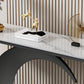 Marmor Glam Console Akzenttisch Antikes Finish -Sofa -Konsolentisch