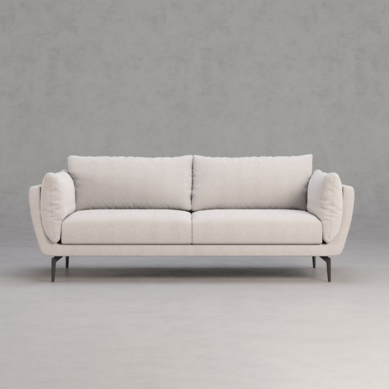 Mélange de coton Sofa moderne 33 "W canapé arrière pour le salon avec le bras de toit