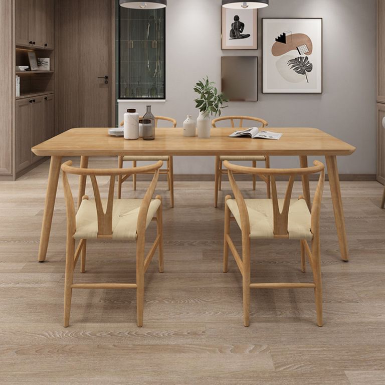 Modern 1/2/3/4/5/7 Pieces Dining Room Set Solid Wood Dining Table and Chairs Clearhalo 'Dining Room Sets' 'Dining Tables & Seating' 'dining_room_set' 'furn' 'furn_dining_room_set' 'Furniture' 'furniture_dining_room_set' 'Kitchen & Dining Furniture' 1200x1200_e57c4a19-1a03-4192-a7a8-8aa7369269ac
